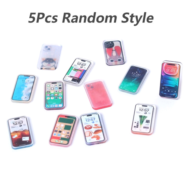 Phone Accessories Europe - Lot de 5 téléphones portables miniatures