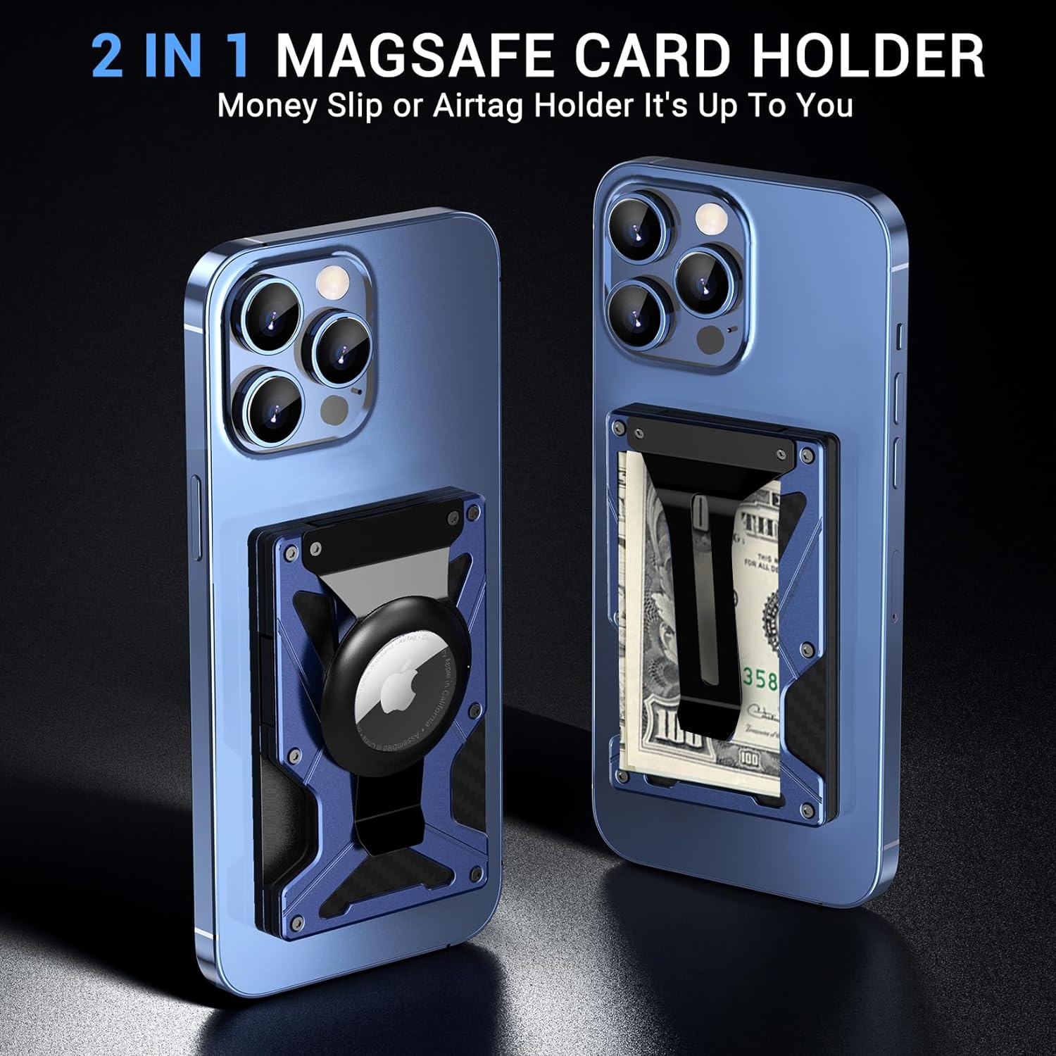 Phone Accessories Business - Portefeuille MagSafe avec pince à billets