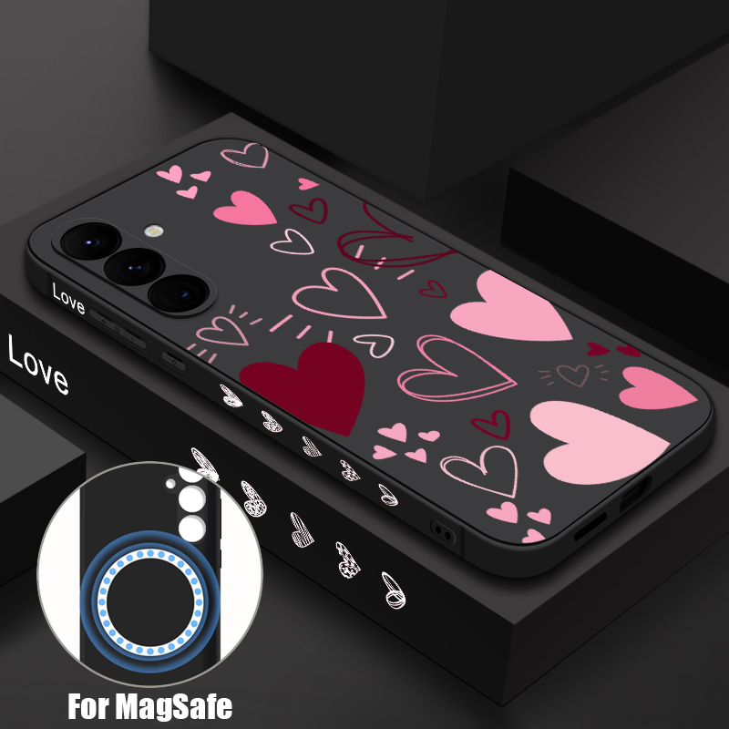 Phone Accessories Red - Coque de téléphone magnétique en TPU