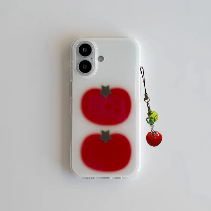 Y2K Phone Accessories - Coque de téléphone coréenne Ins Two