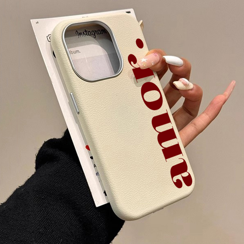 Phone Accessories Red - Coque de téléphone à motif Lichee