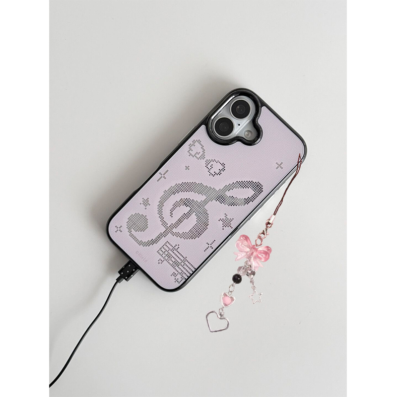 Y2K Phone Accessories - Coque de téléphone INS coréenne rose