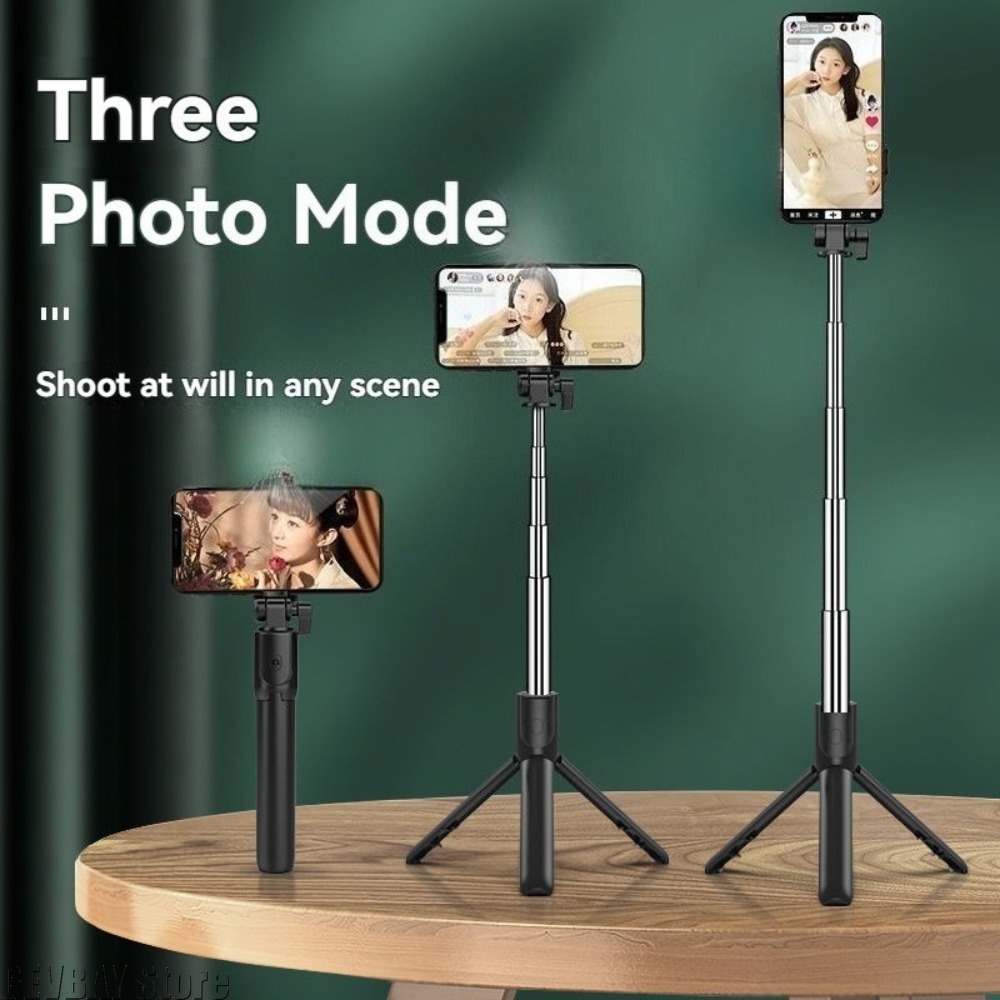 Phone Accessories Brand - 1 pièce Trépied perche à selfie
