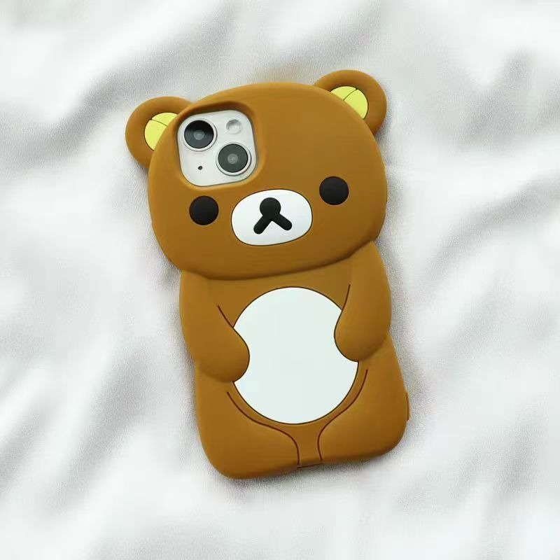 Phone Accessories Business - Coque de téléphone en silicone Rilakkuma,