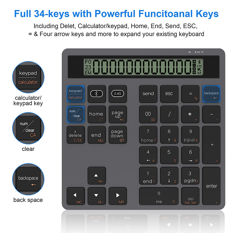 Clavier numérique sans fil USB - Phone Accessories Europe avis et prix