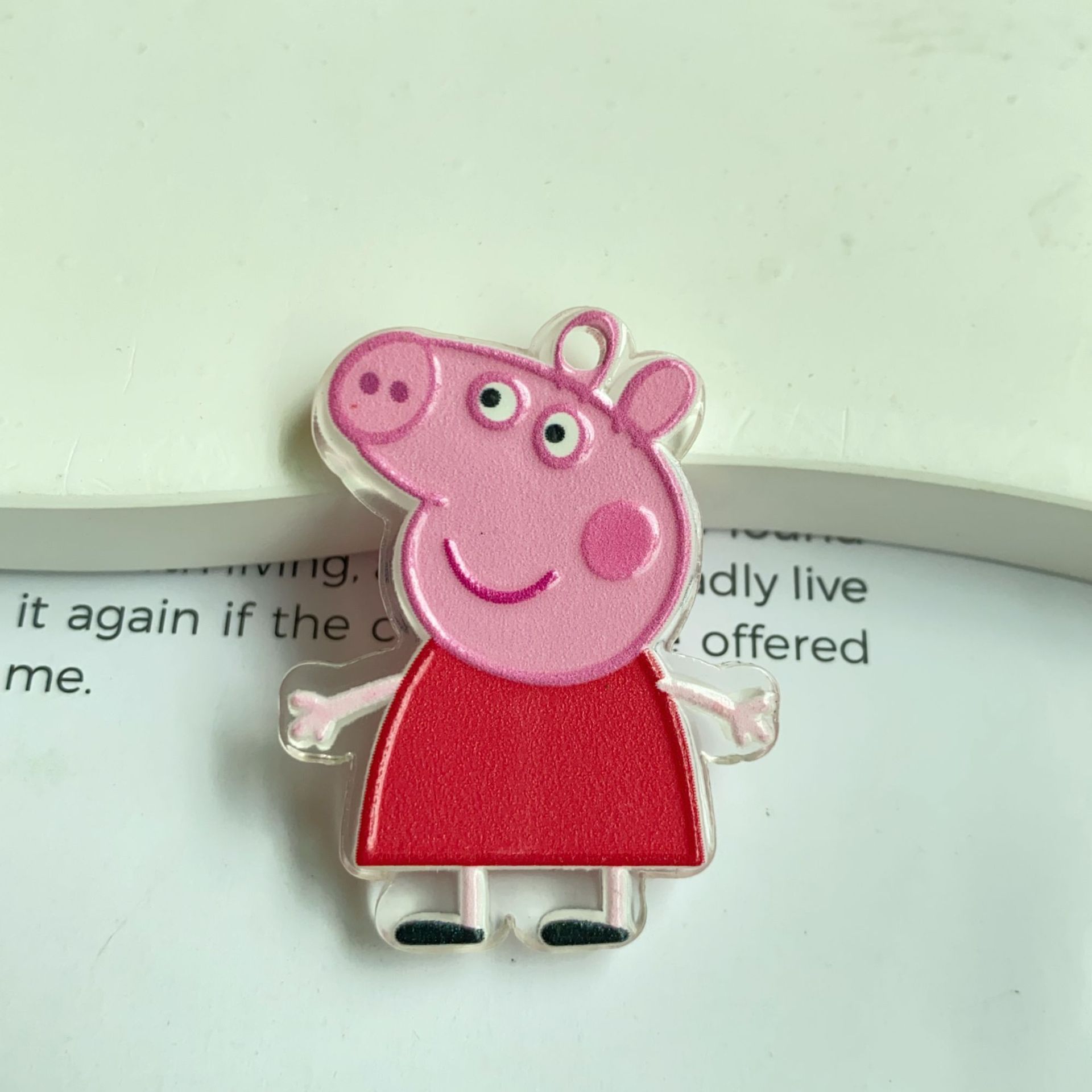 Pendentif Peppa Pig en relief  - Phone Accessories Hanging avis et prix