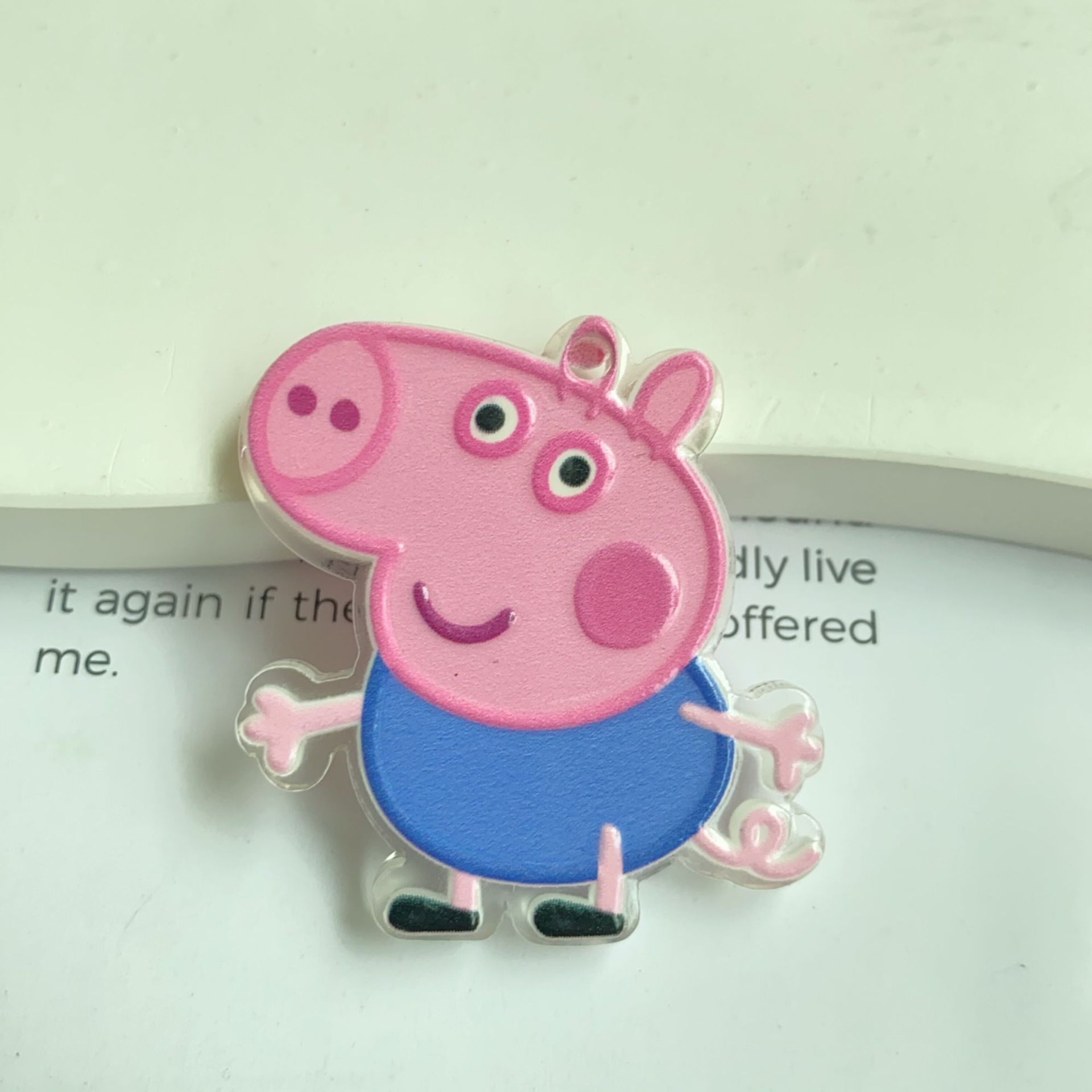 Pendentif Peppa Pig en relief  - Phone Accessories Hanging avis et prix