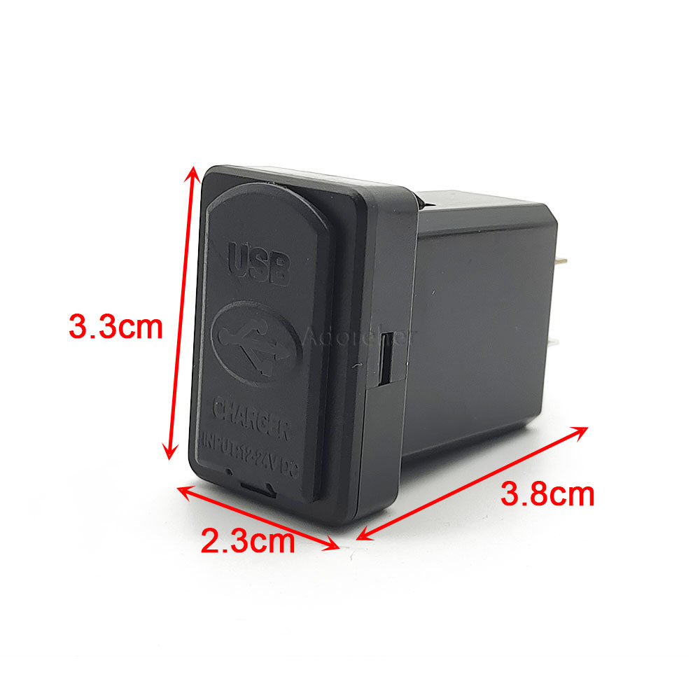 Chargeur de voiture LED rouge, - Phone Accessories Red avis et prix