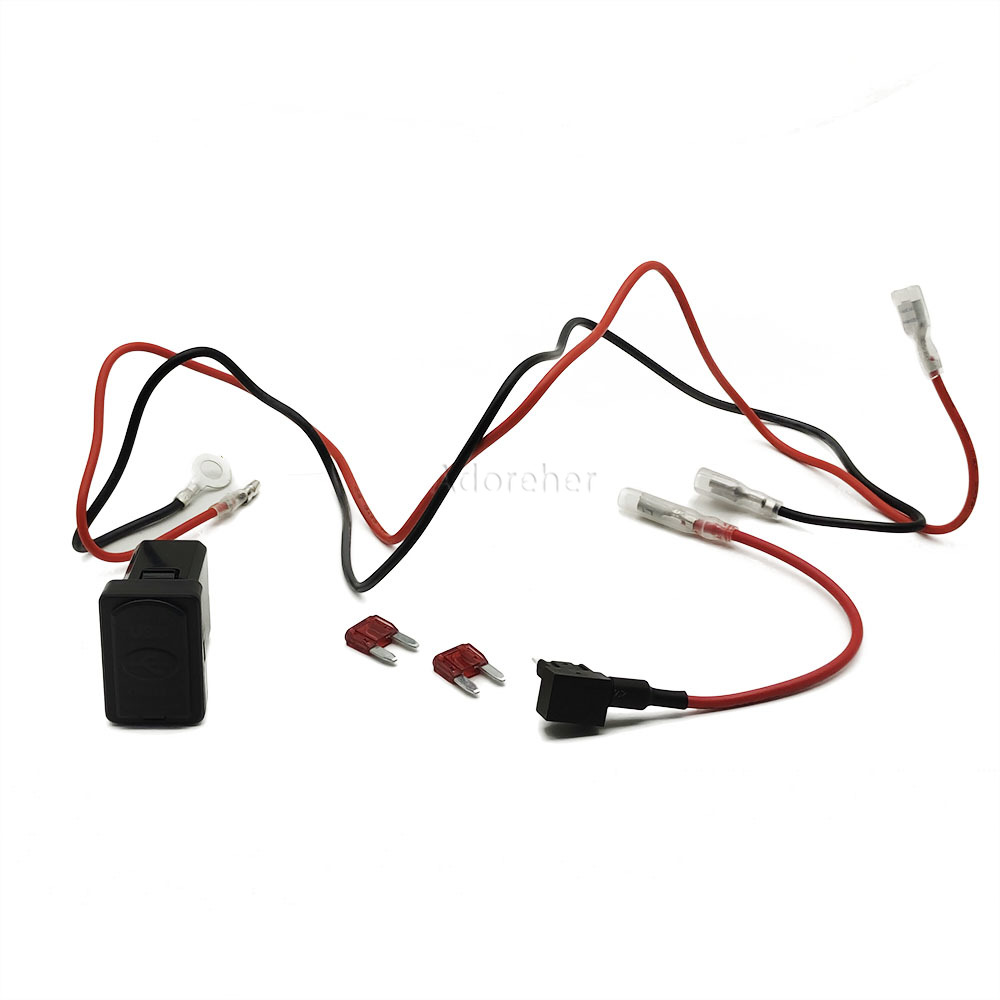 Chargeur de voiture LED rouge, - Phone Accessories Red avis et prix