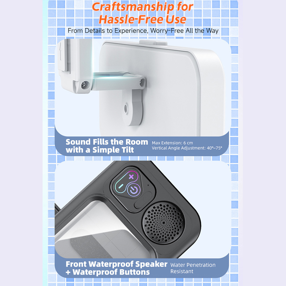 Haut-parleur de douche Bluetoo - Phone Accessories Brand avis et prix