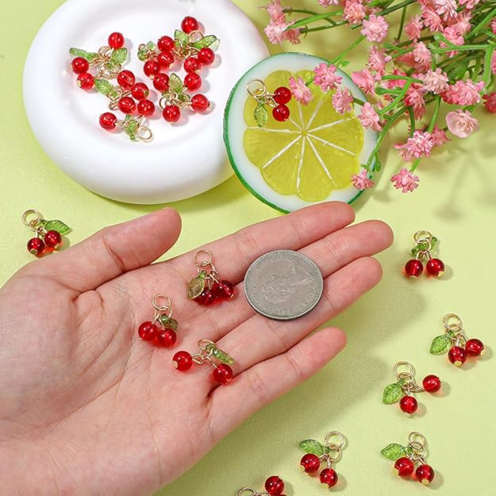 10/30/50PCS Pendentif À Breloq - Phone Accessories Red avis et prix