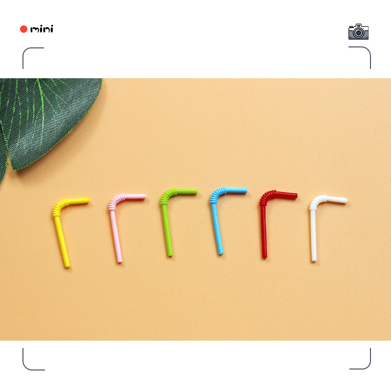 Mini pailles colorées en résin - Phone Accessories Europe avis et prix