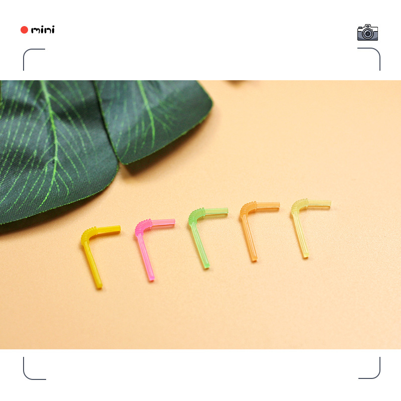 Mini pailles colorées en résin - Phone Accessories Europe avis et prix